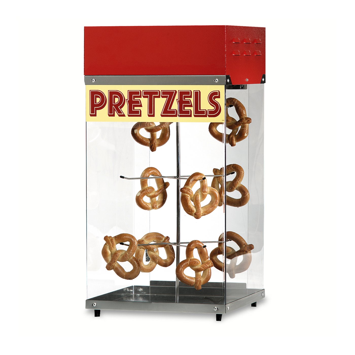 Pretzel Display with Microwave